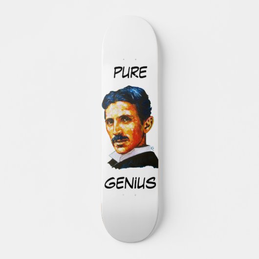 Tesla zuiver genius skateboard (Voorkant)