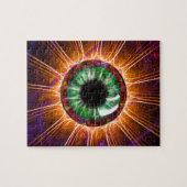 Tesla's andere Oogfractale kunst Legpuzzel (Horizontaal)