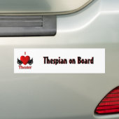 Tespian à bord Sticker pare-chocs (En voiture)