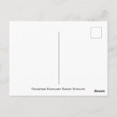 TESS Planet Hunter Spacecraft Briefkaart (Achterkant)