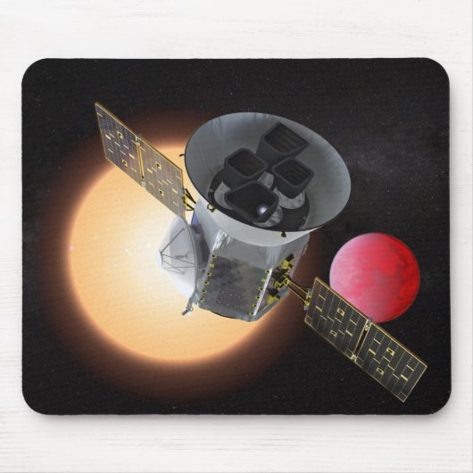 TESS Planet Hunter Spacecraft Muismat (Voorkant)