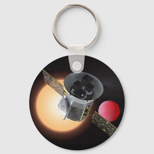 TESS Planet Hunter Spacecraft Sleutelhanger (Voorkant)
