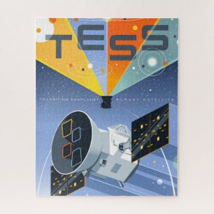 Tess Space Telescope Poster. Legpuzzel