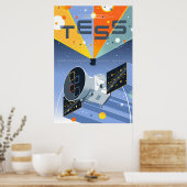 Tess Space Telescope Poster. Poster (Keuken)