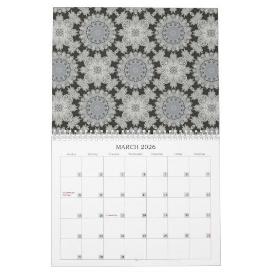 Tessellations Frost Manipulation Calendar Kalender (Mar 2026)