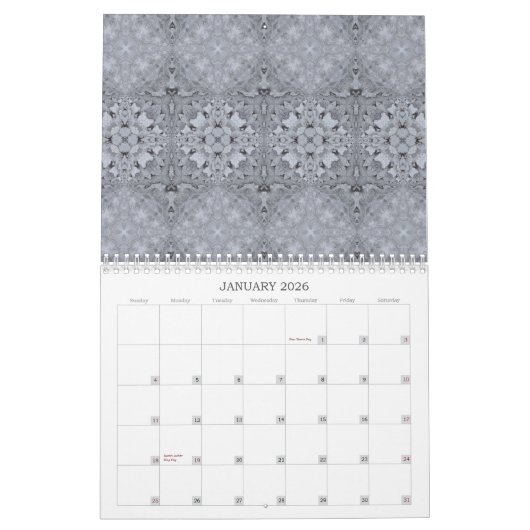 Tessellations Frost Manipulation Calendar Kalender (Jan 2026)