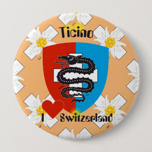 Tessin - Ticino - Schweiz - Svizzera - Button