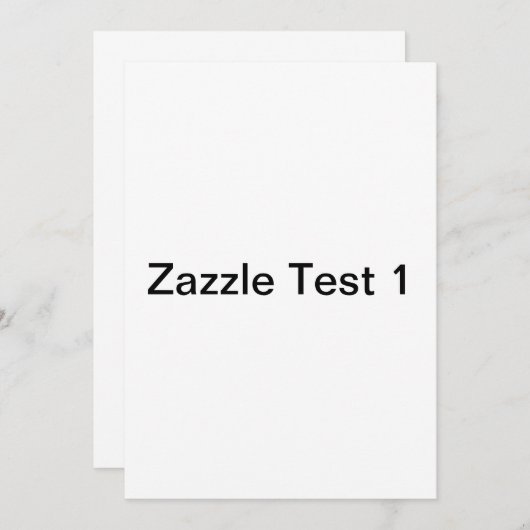 Test 1 kaart (Voorkant / Achterkant)