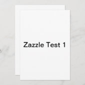 Test 1 save the date (Voorkant / Achterkant)