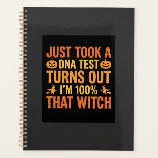 Test ADN de sorcière d'Halloween Design drôle (Devant)