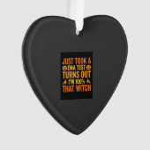 Test ADN de sorcière d'Halloween Design drôle (devant)