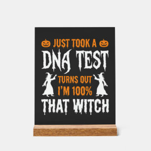 Test ADN Sorcière drôle d'Halloween Graphique