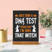 Test ADN Sorcière drôle d'Halloween Graphique (Mariage)