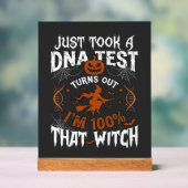 Test ADN Sorcière Halloween Citrouille Toile d'ara (Neutre)