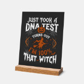 Test ADN Sorcière Halloween Citrouille Toile d'ara (Angle)