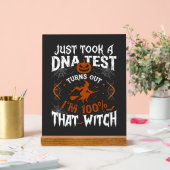 Test ADN Sorcière Halloween Citrouille Toile d'ara (Mariage)
