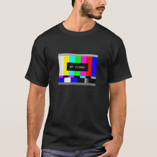 Test Afbeelding I No Signal Glitch Lijst Retro Ana T-shirt