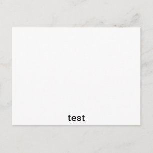 test briefkaart