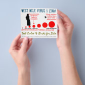 Test Culex & Birds 2-zijdige folder door RoseWrite Flyer (Hand)