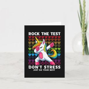 Test Dag Rock De Test Dabbing Eenhoorn Jongens Mei Kaart