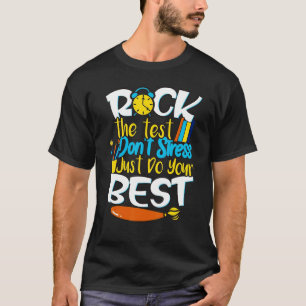 Test Day Rock De test is niet gericht op Mannen Ki T-shirt