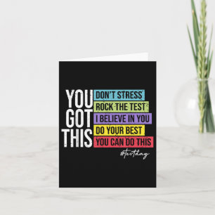 Test Day Rock De Test Leraar Testing Day Je Heb Kaart