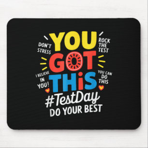 Test Day Rock De Test Leraar Testing Day Je Heb Muismat