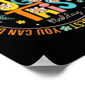 Test Day Rock De Test Leraar Testing Day Je Heb Poster (Hoek)