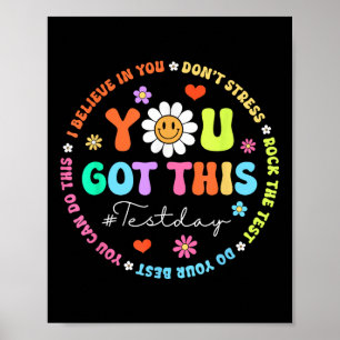 Test Day Rock De Test Leraar Testing Day Je Heb Poster
