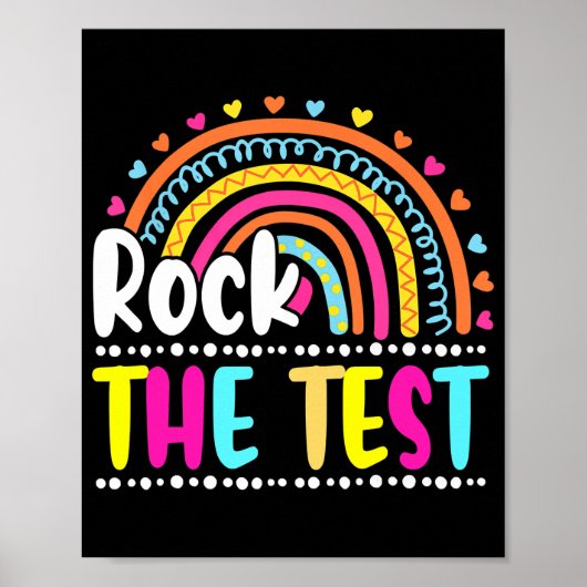Test Day Rock Poster (Voorkant)