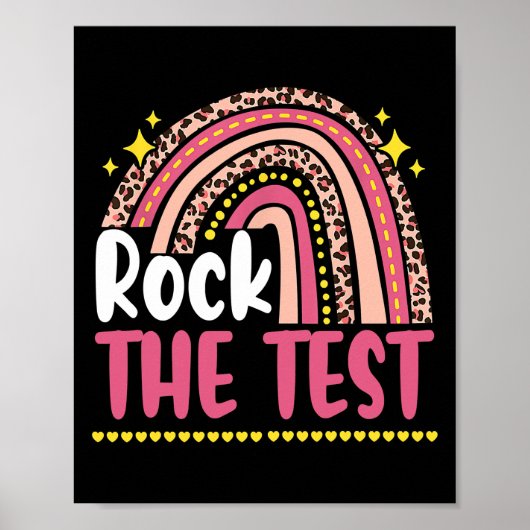 Test Day Rock Poster (Voorkant)