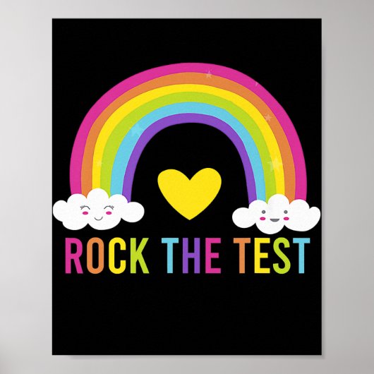 Test Day Rock Poster (Voorkant)