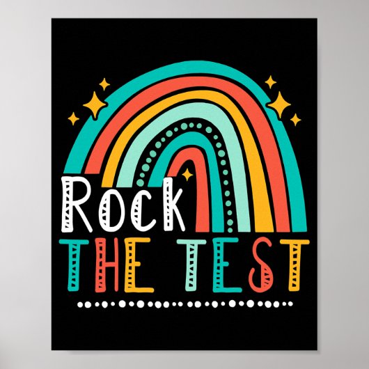 Test Day Rock Poster (Voorkant)