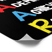 Test Day Staar School docent test Poster (Hoek)