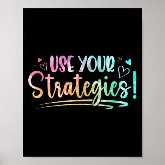 Test Day State Testing Exam Teacher Student Motiva Poster (Voorkant)