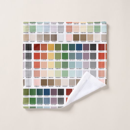 Test de couleur (Gant de toilette)