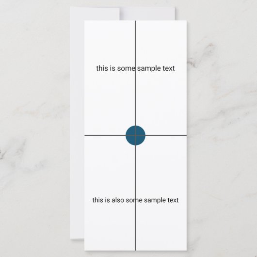 test d'échantillon Programme de mariage (Dos)