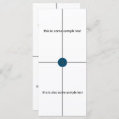 test d'échantillon Programme de mariage (Devant / Derrière)