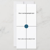 test d'échantillon Programme de mariage (Devant)