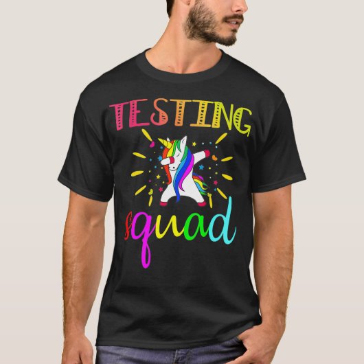 Test escouade T-shirt cadeau Funny School Professe (Devant)