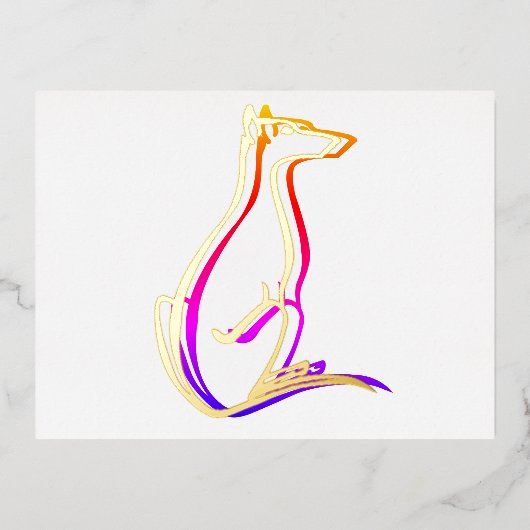 test folie uitnodiging briefkaart (Voorkant)