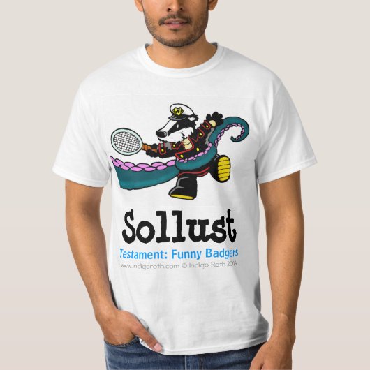 TEST: FUNNY BADGERS (TM) Sollust T-shirt (Voorkant)