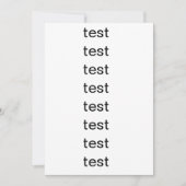 Test Kaart (Voorkant)