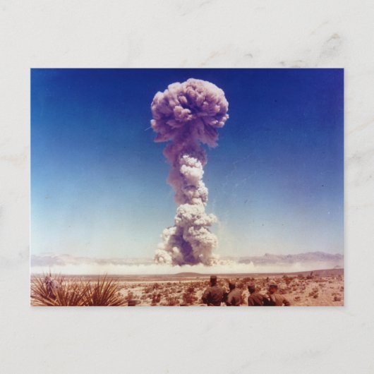 Test op kernwapens Buster-Jangle 1951 Briefkaart (Voorkant)