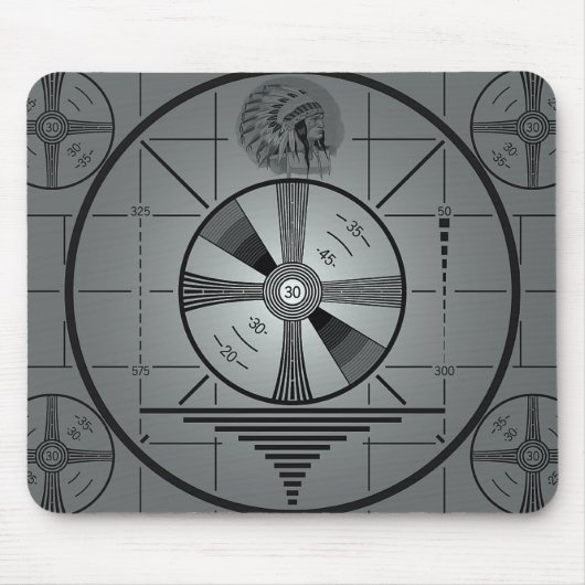 Test Pattern Mousepad Muismat (Voorkant)