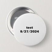 test ronde button 7,6 cm (Voorkant /achterkant)