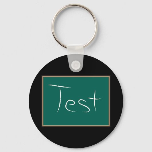 Test schoolschoolklaslokaal sleutelhanger (Voorkant)