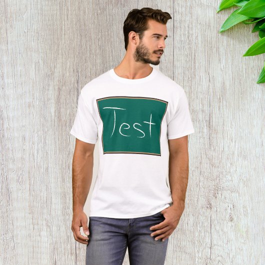 Test schoolschoolklaslokaal t-shirt