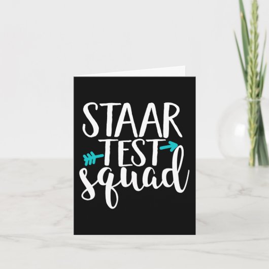 Test Squad Elementaire leraar Test Dag Kaart (Voorkant)