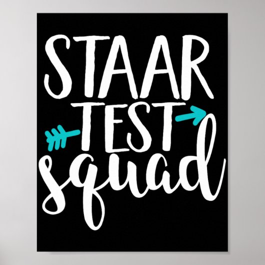 Test Squad Elementaire leraar Test Dag Poster (Voorkant)